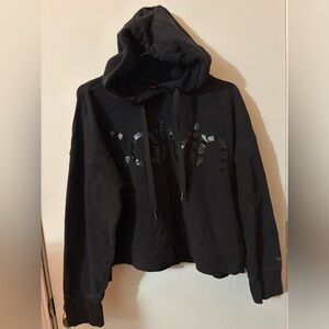 Women’s Calvin Klein Crop Black Hoodie size XL